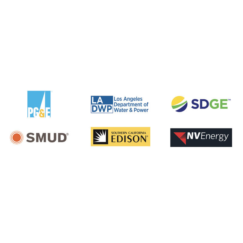 Logos of utility company customers of Jaymor's synthetic lubricant. 